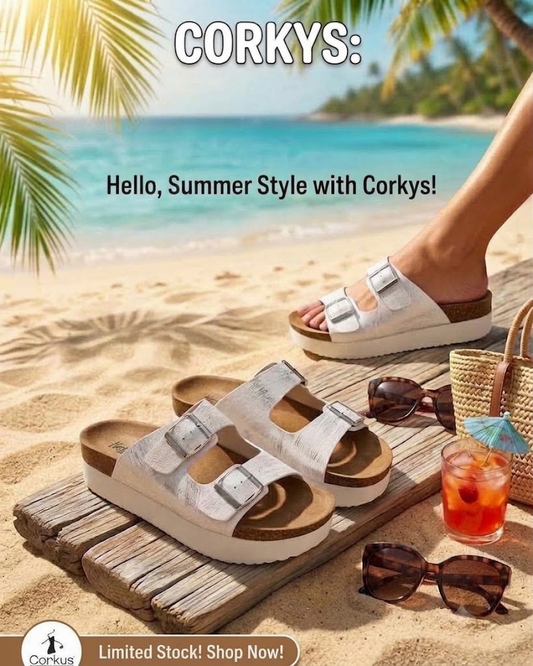 CORKYS Tabloid WHITE METALLIC