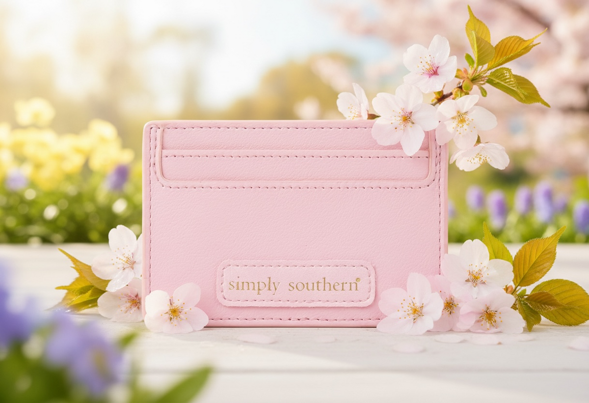 Simply Southern Card Holder Pink