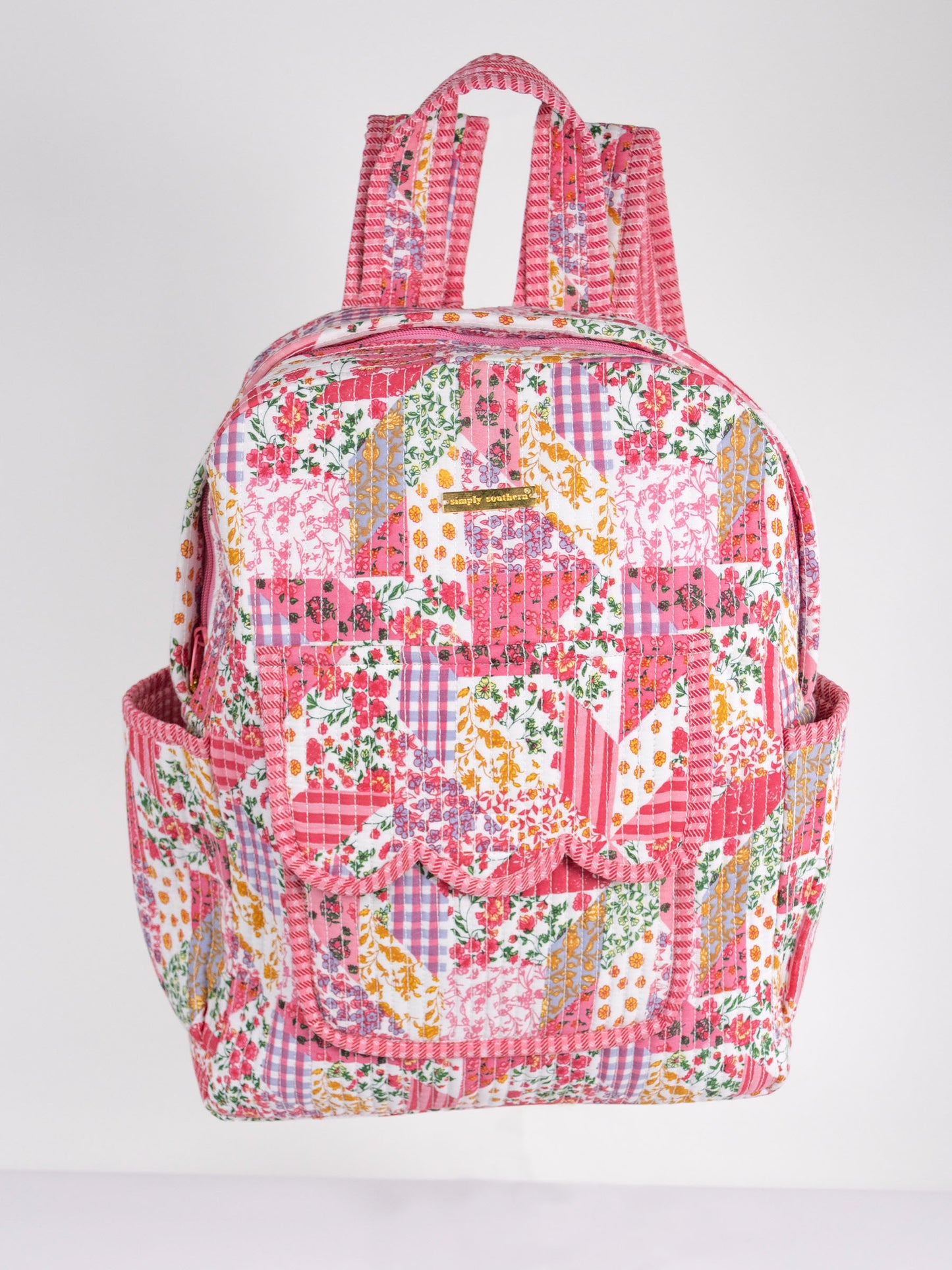 Simply Southern Quilted Backpack Multi Flower