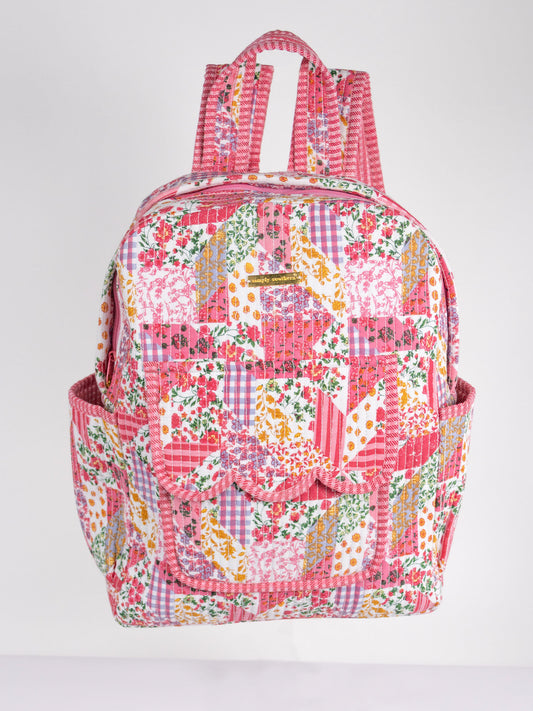 Simply Southern Quilted Backpack Multi Flower