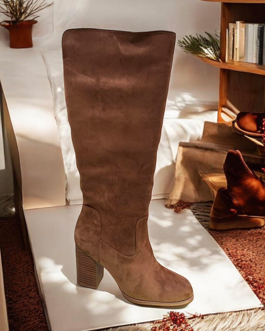 Corkys Hot DateTobacco  Faux Suede