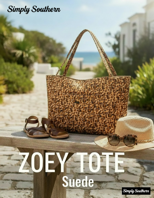 Simply Southern Zoey Suede Leopard