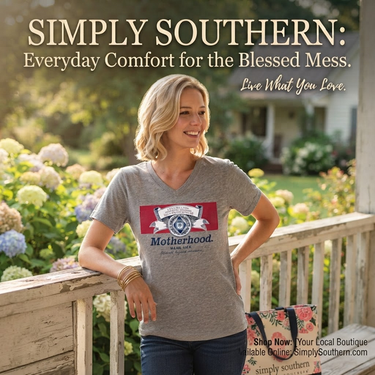 SIMPLY SOUTHERN VNECK-MOTHERHOOD