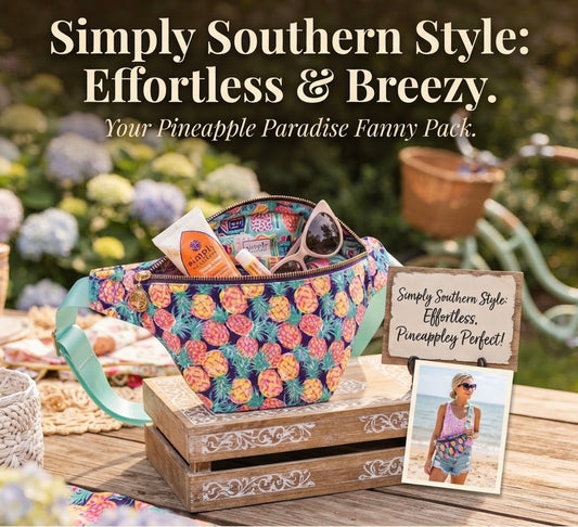 SIMPLY SOUTHERN FANNY PACK PINEAPPLES