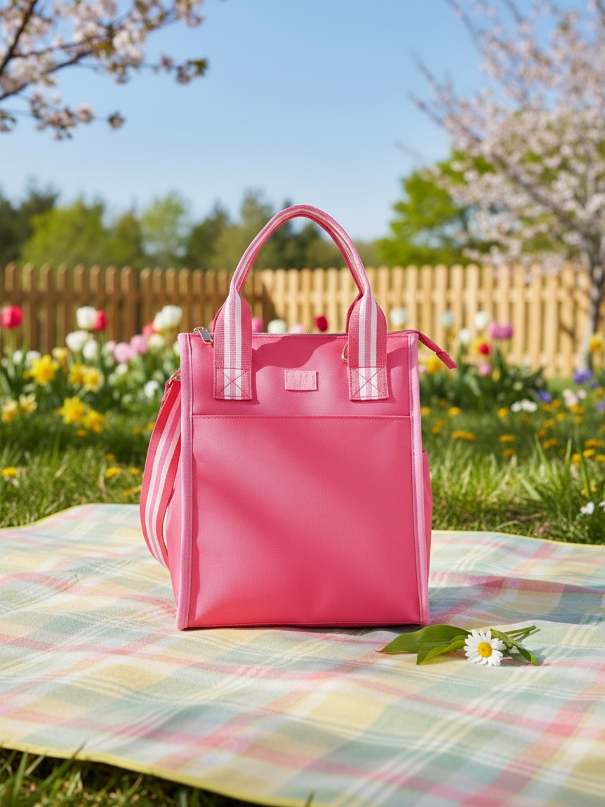 SIMPLY SOUTHERN LUNCH BAG PINK