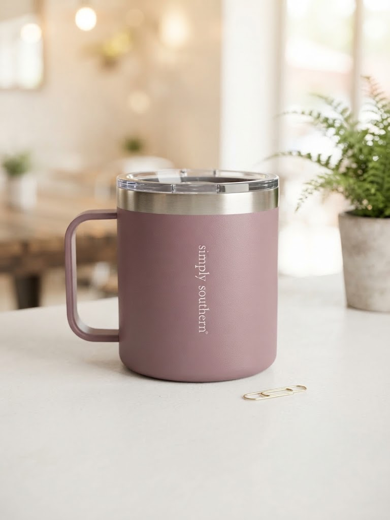Simply Southern Tumbler Mug Mauve