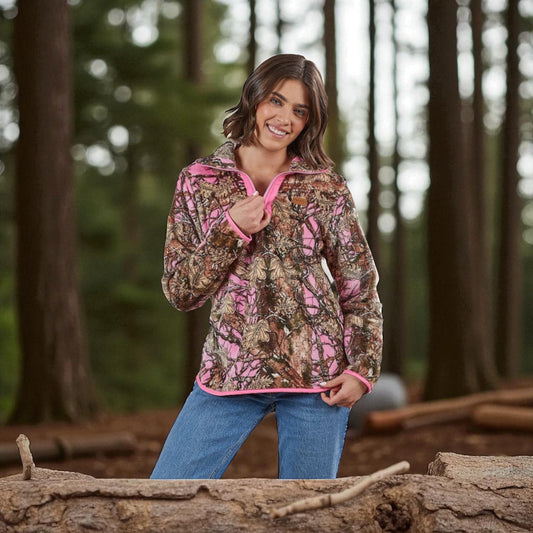 Simply Southern Alara Hoodie Pink Camo
