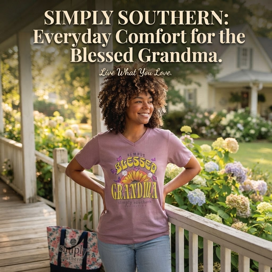 SIMPLY SOUTHERN VNECK-GRANDMA