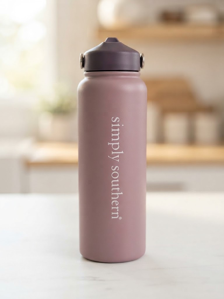 Simply Southern Tumbler Bottle 40 oz Mauve