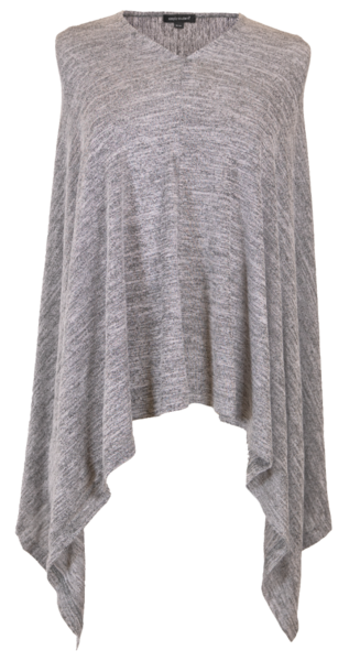 Simply Soft V-Neck Knit Poncho