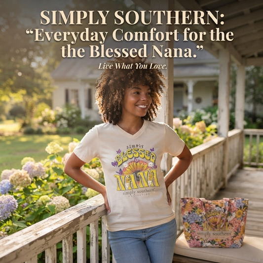 SIMPLY SOUTHERN VNECK-NANA
