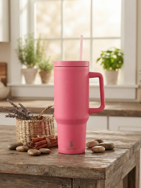 Simply Southern Tumbler Pink