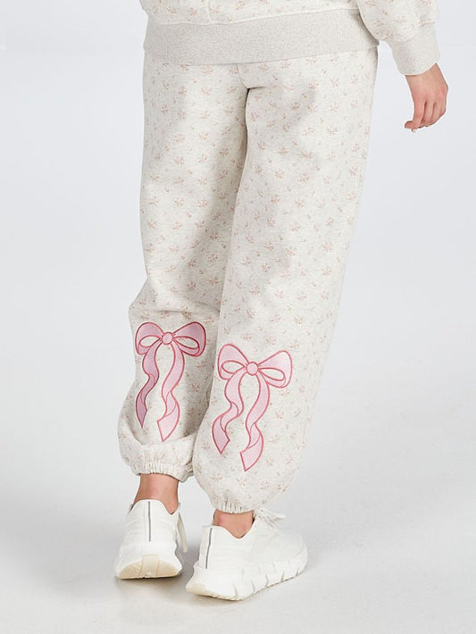 Simply Southern Pants Alice Pink Bow