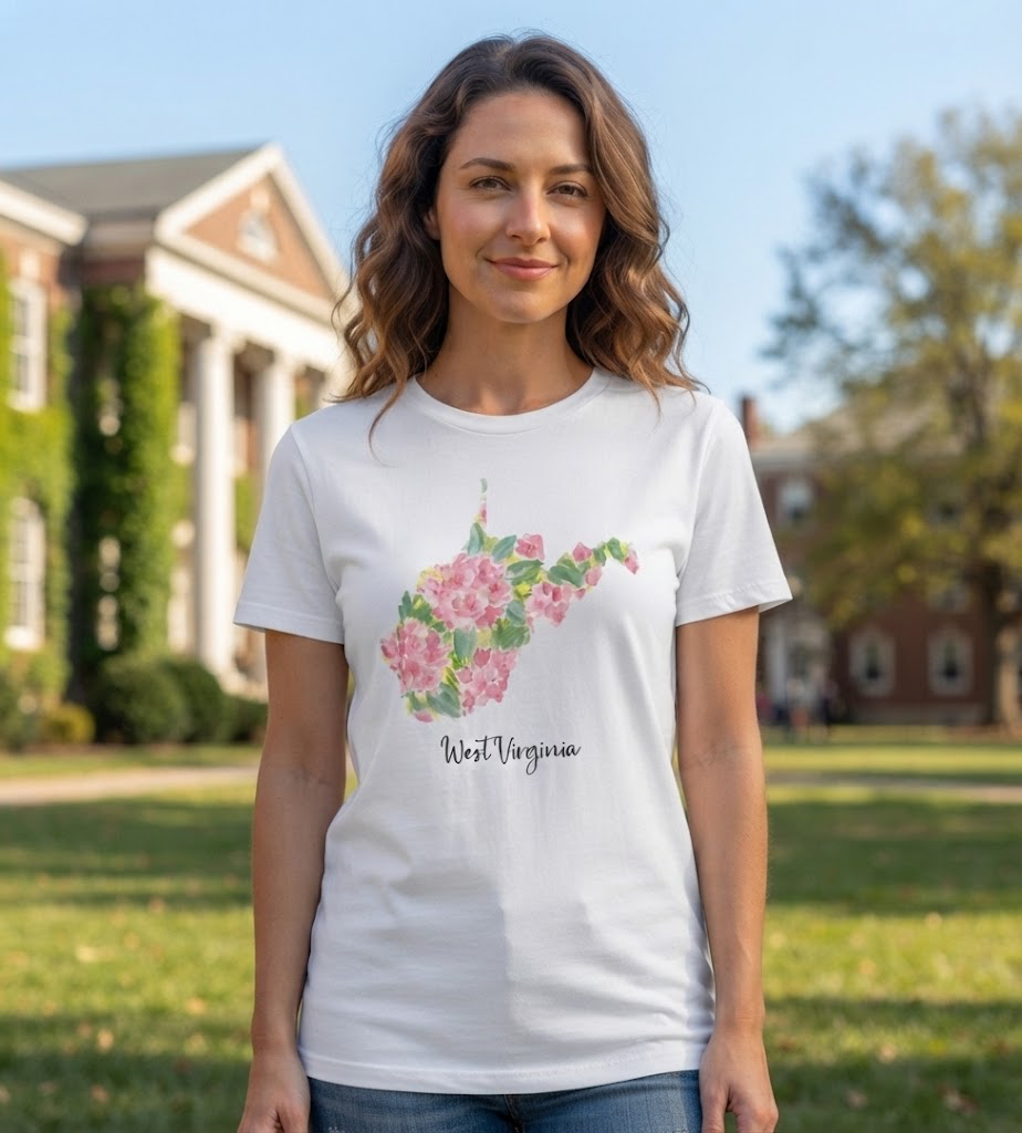 WEST VIRGINIA RHODODENDRON TEE