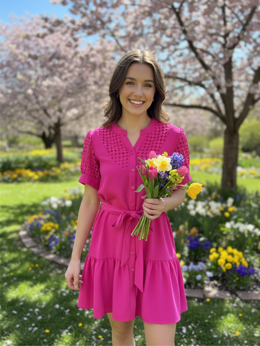 She Sky Pink Dress
