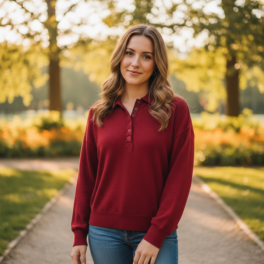 Maroon Sweater Pullover