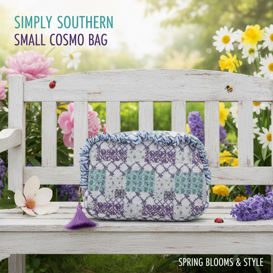 Simply Southern Small Cosmo Bag Patchwork