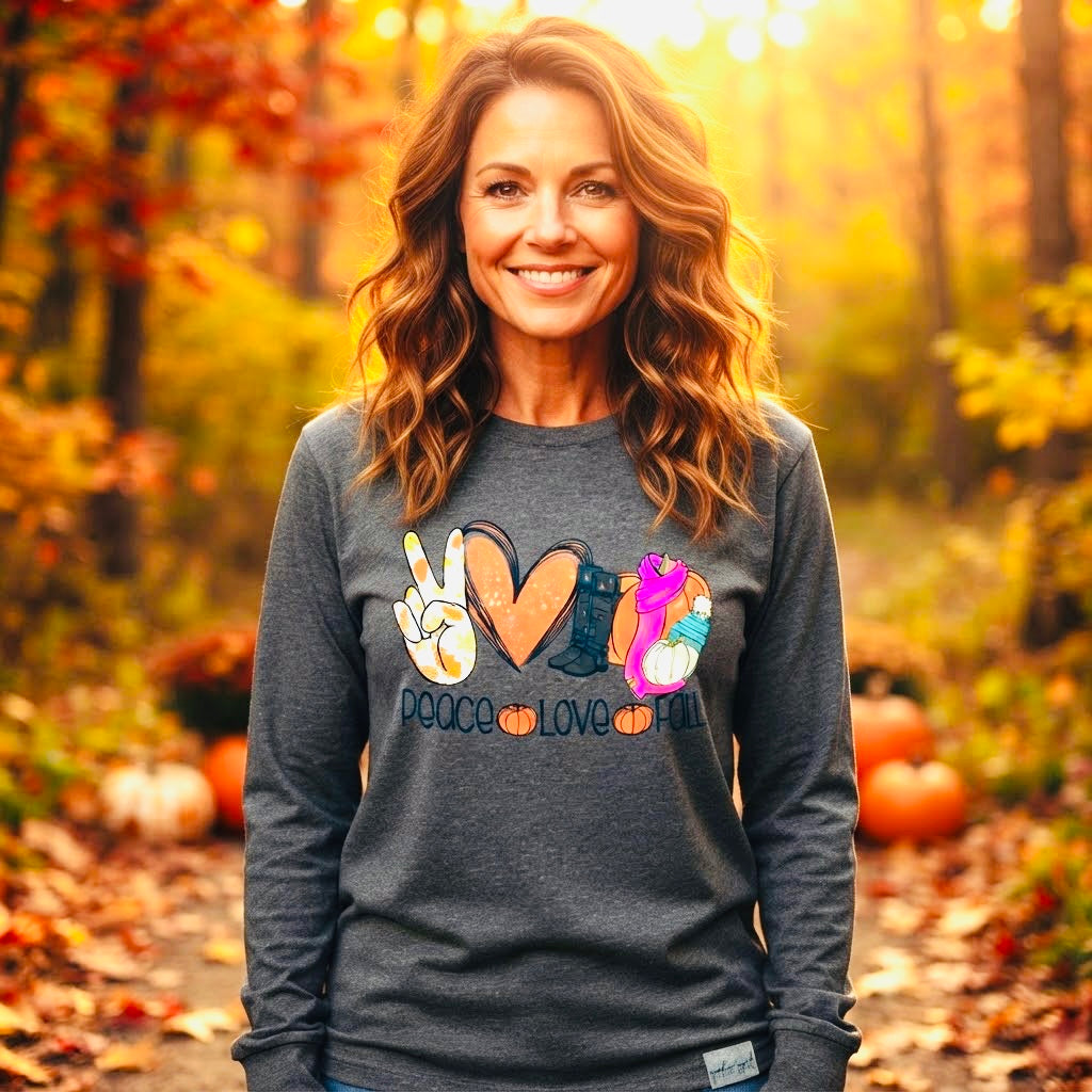 GIRLIE GIRL PEACE LOVE FALL