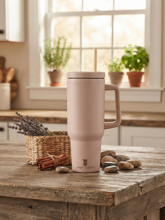Simply Southern Beige Tumbler