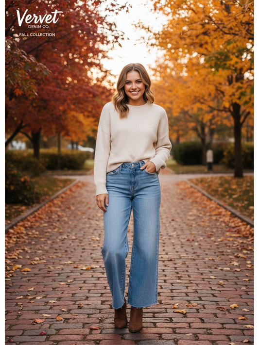 Vervet Olivia Wide Leg Jeans