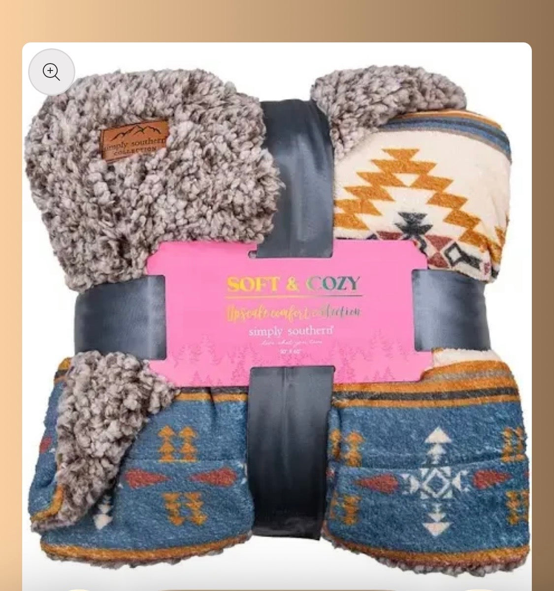 SIMPLY SOFT 50X60 BLANKET TRIBE