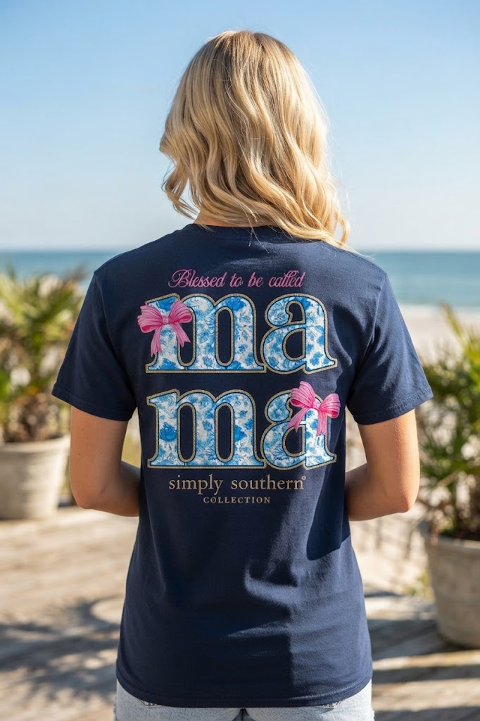 Simply Southern Mama Back Graphic T-Shirt