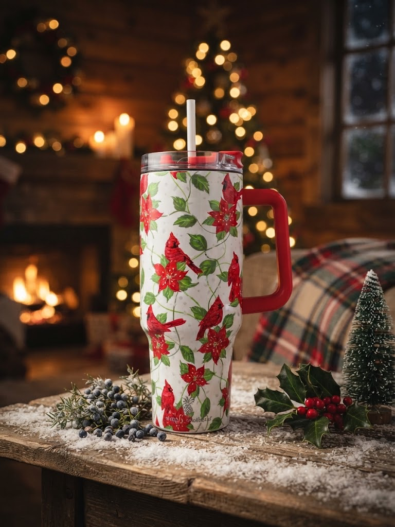 Simply Southern Holiday Tumbler Cardinal