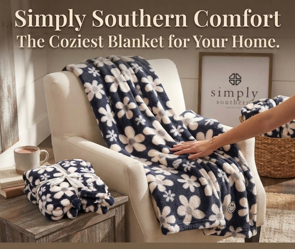 SOFT & COMFY BLANKET NIGHT FLOWER