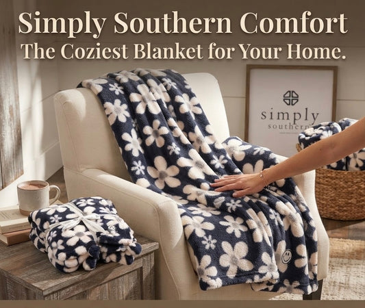 SOFT & COMFY BLANKET NIGHT FLOWER
