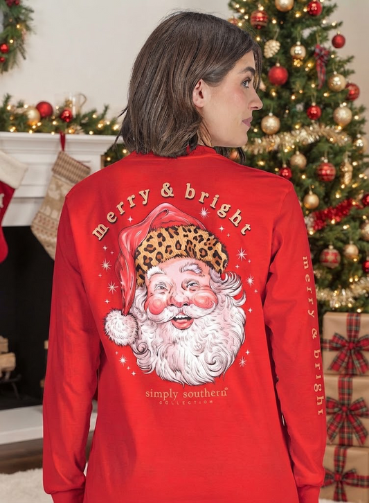 Simply Southern Leopard Santa