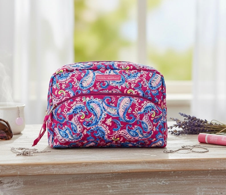 QUILTED POUCH PAISLEY