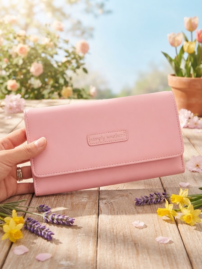 Simply Southern Phone Clutch Pink
