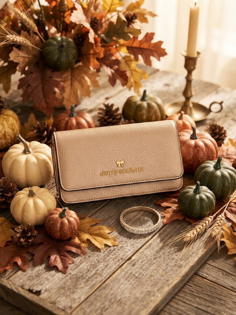 Simply Southern Phone Clutch Gold
