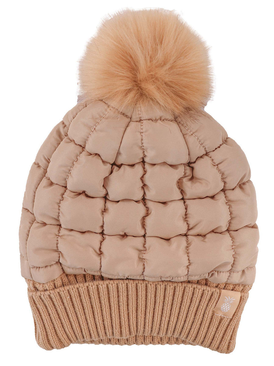 SIMPLY SOUTHERN PUFF BEANIE MOCHA