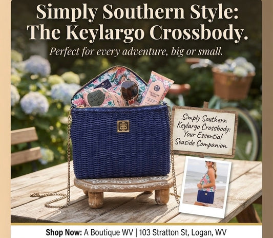 SIMPLY SOUTHERN KEY LARGO CROSSBODY NAVY