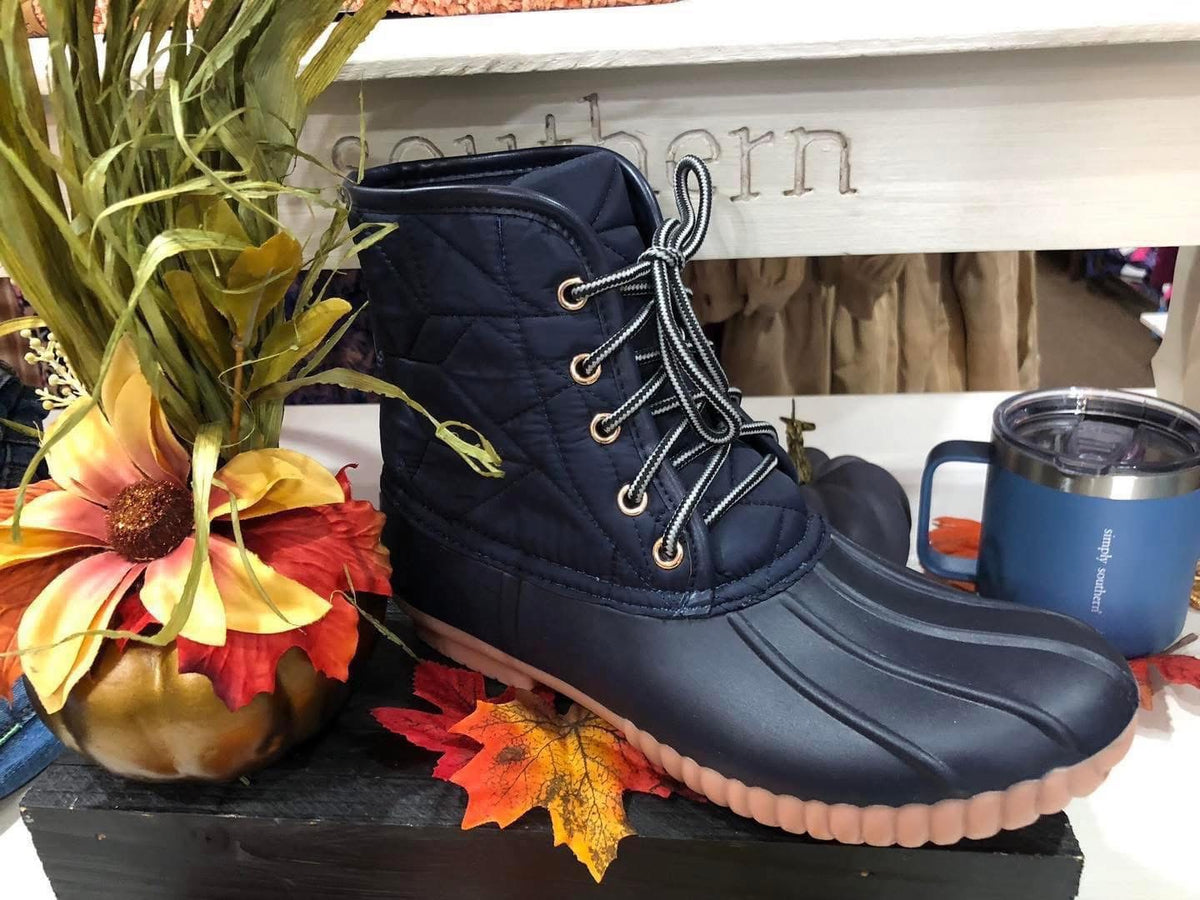 Navy Duck Boot by Simply Southern