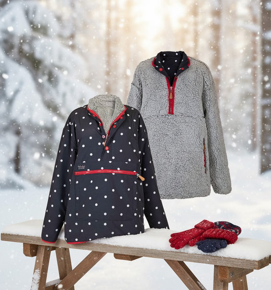 REVERSIBLE PULLOVER- DOTS
