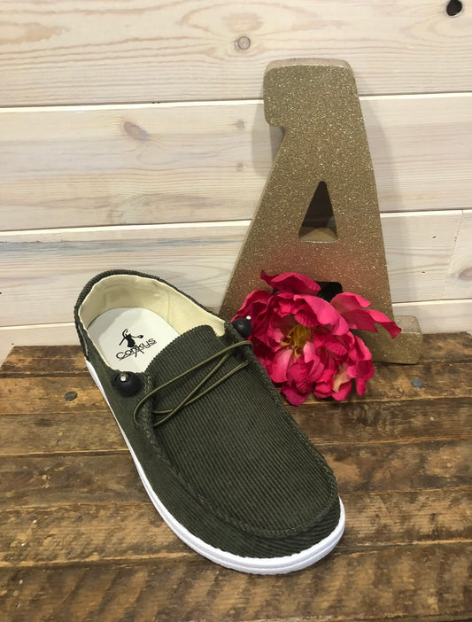 Corky’s Corduroy Olive