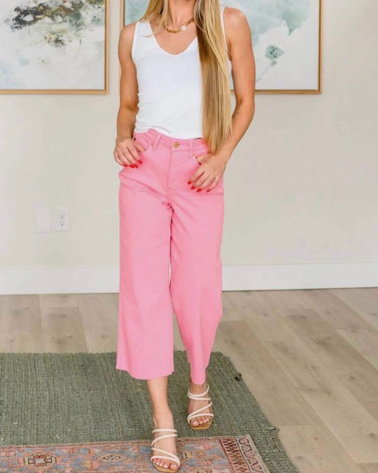 JUDY BLUE HIGH WAIST PINK STYLE#JB88822C
