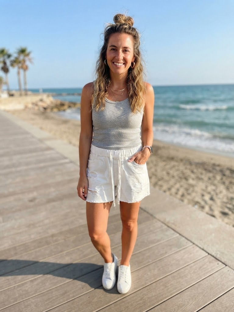 SOUTHERN COUTURE SHORTS WHITE