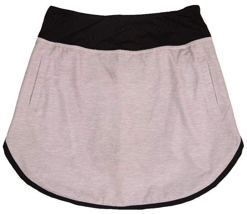 ATHLETIC SKORT-HEATHER GRAY