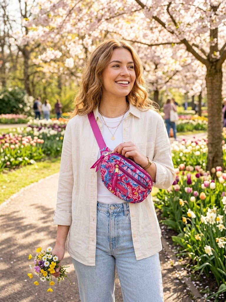 SS Quilted Fanny Pack Paisley