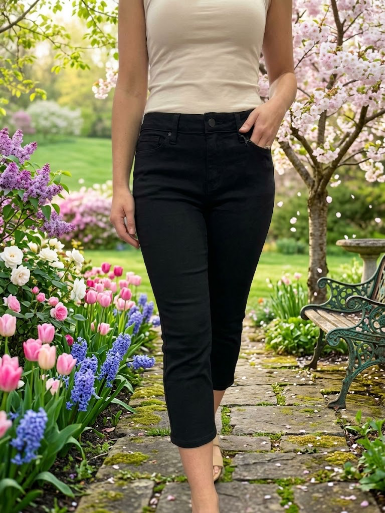 Judy Blue Capri Black