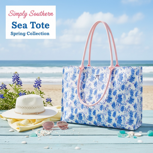 Simply Southern Sea Tote Floral