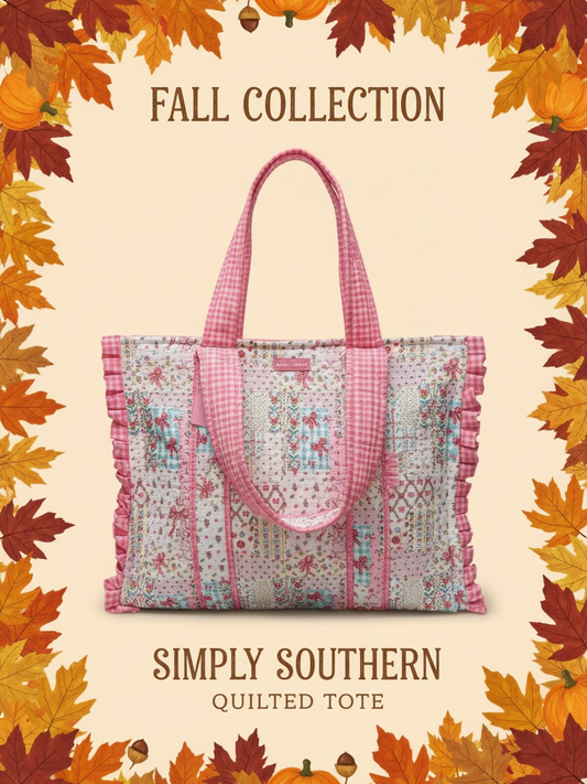 Simply Southern Quilted Tote Quilt Ribbon