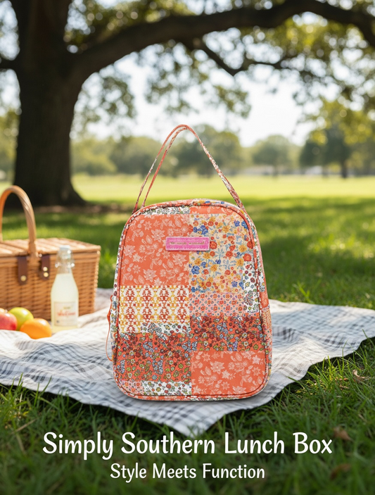 Simply Southern Quilt Floral Lunchbox