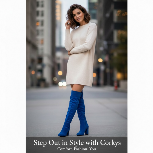 Corkys Two Faced Electric Blue