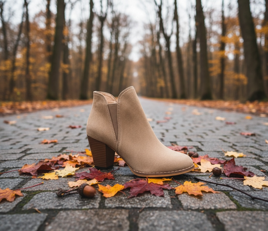 SIMPLY SOUTHERN HEEL BOOTS- TAN