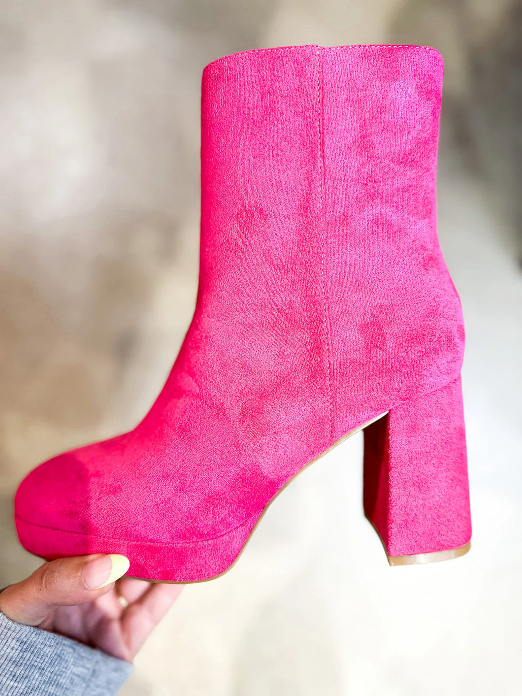 CORKY SLUG BUG FUCHSIA SUEDE