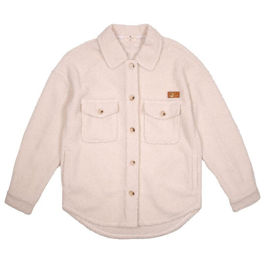 FUZZY SHACKET CREAM
